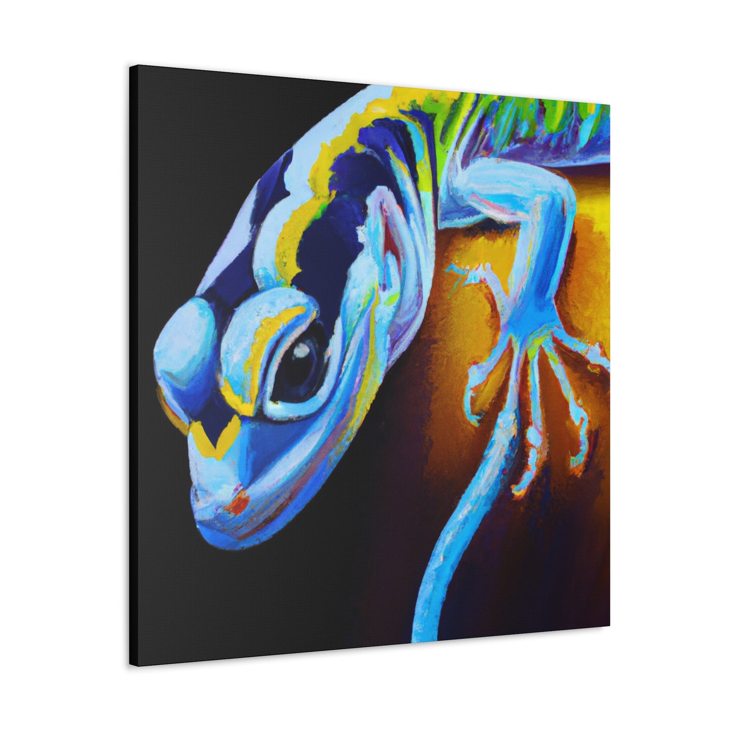 Lizard in Realism Style - Canvas