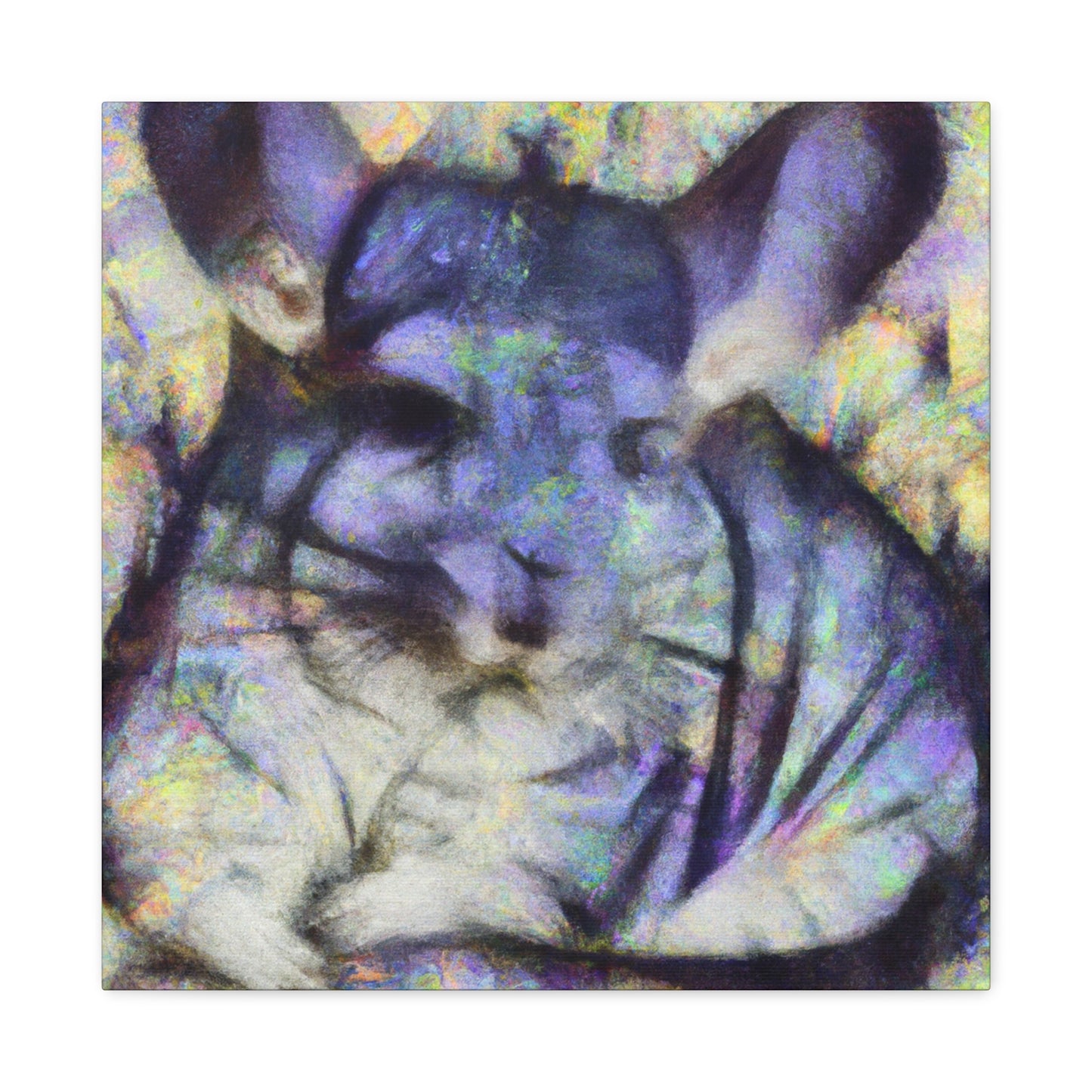 Chinchilla's Whimsical Dance - Canvas