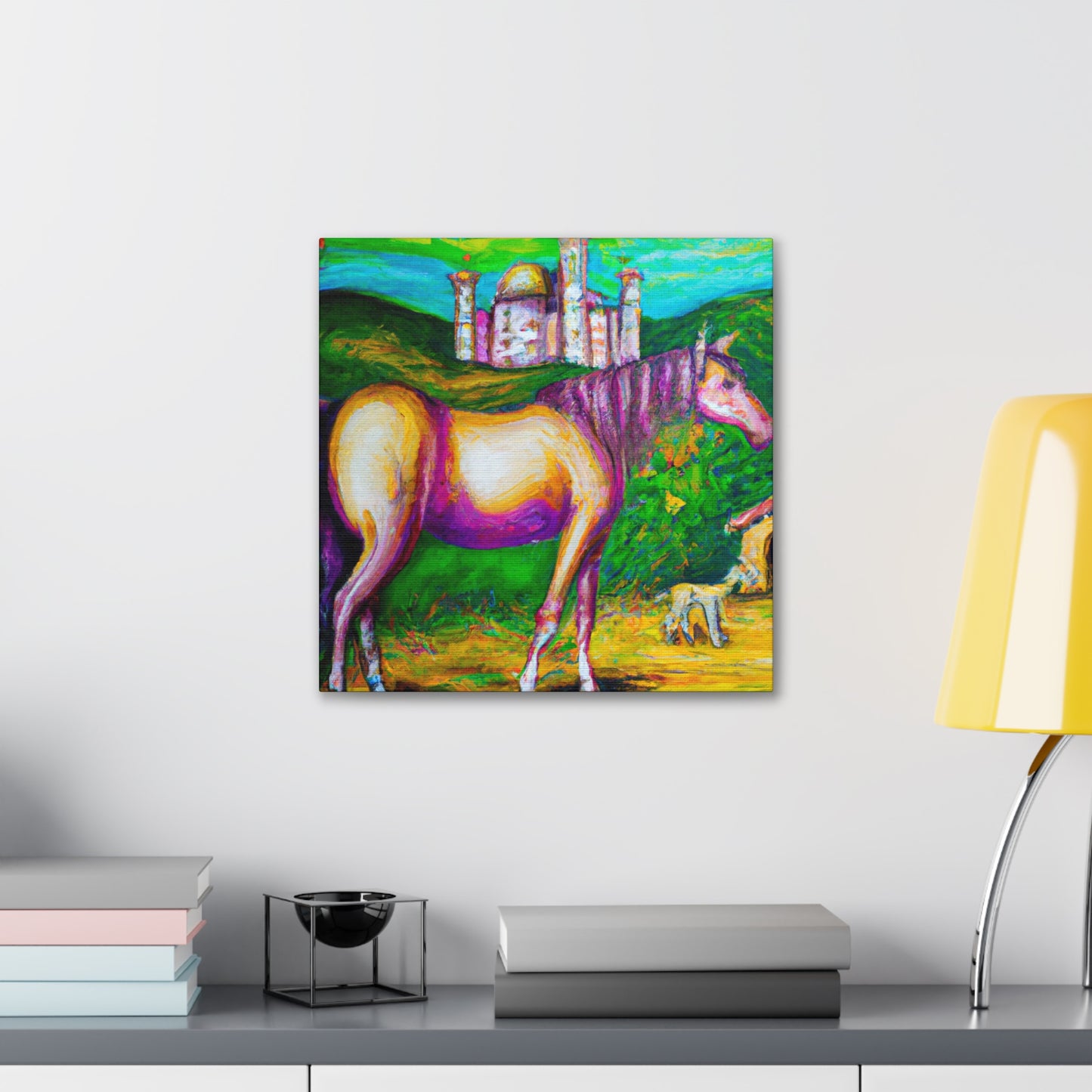 "The Regal Mule Portrait" - Canvas