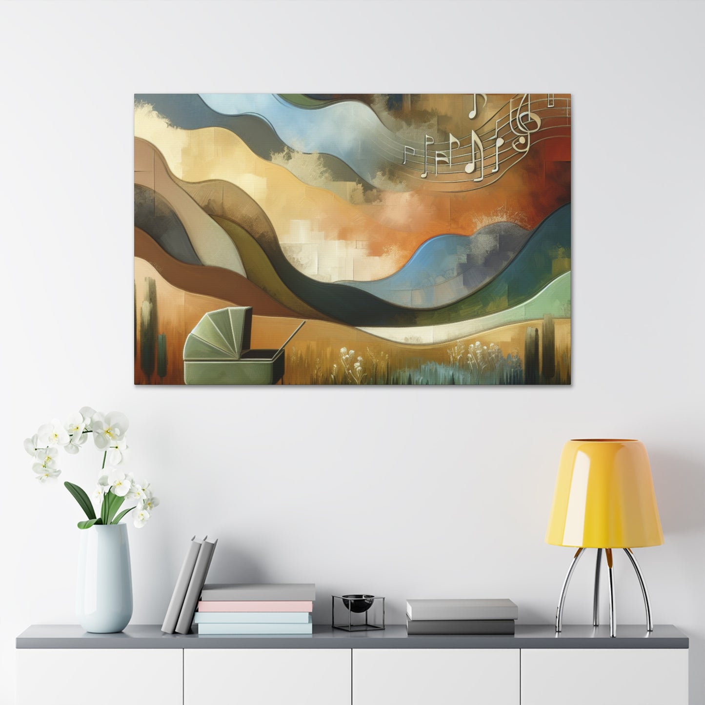 Whispering Melodies in Nature - Canvas