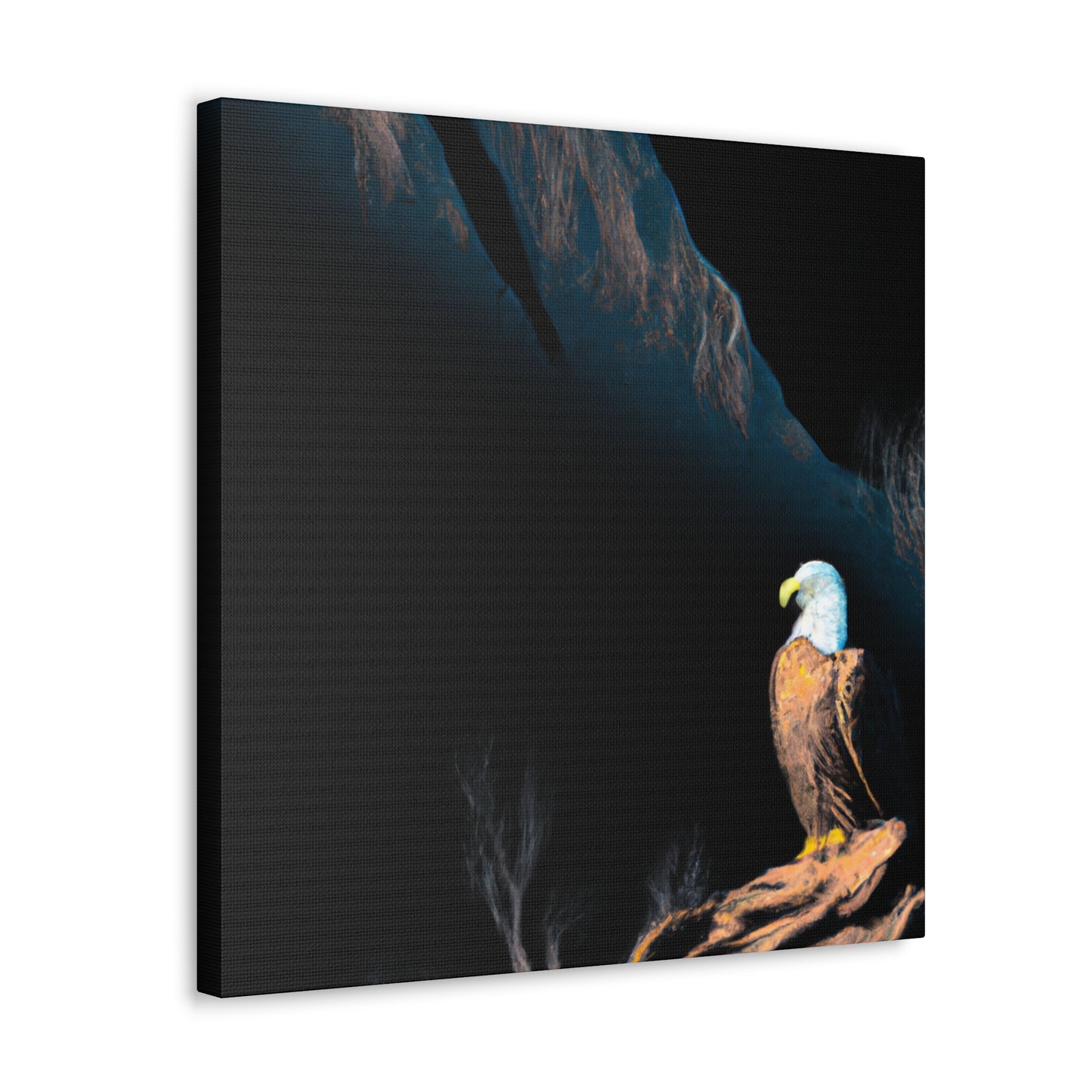 "Bald Eagle in Flight" - Canvas