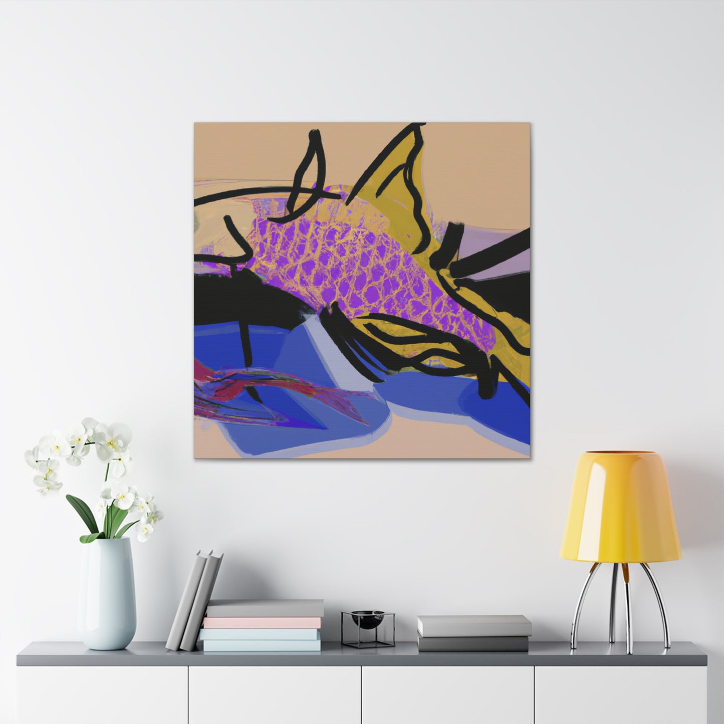 "Swordtail in Abstractions" - Canvas