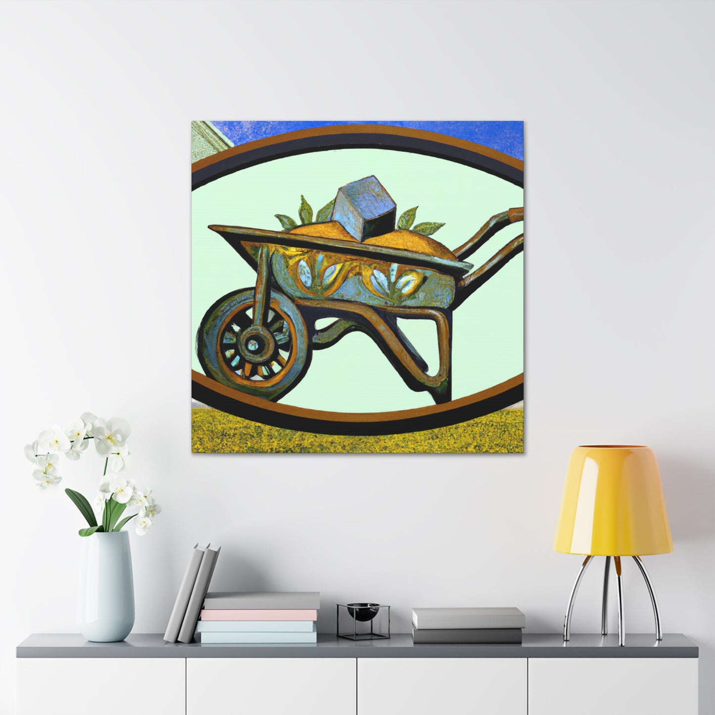 Wheelbarrow of Grandeur - Canvas