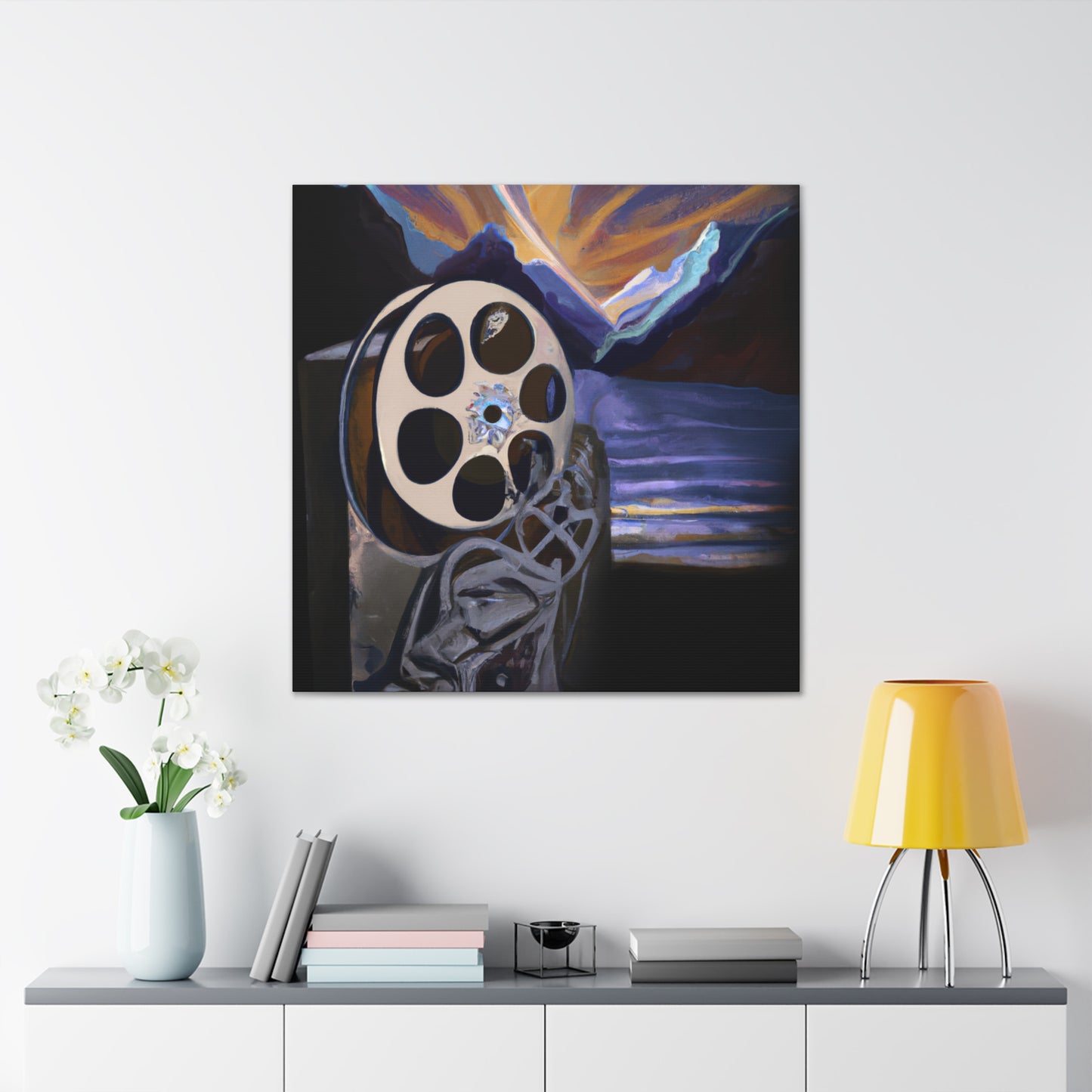 "Vintage Reel Memories" - Canvas