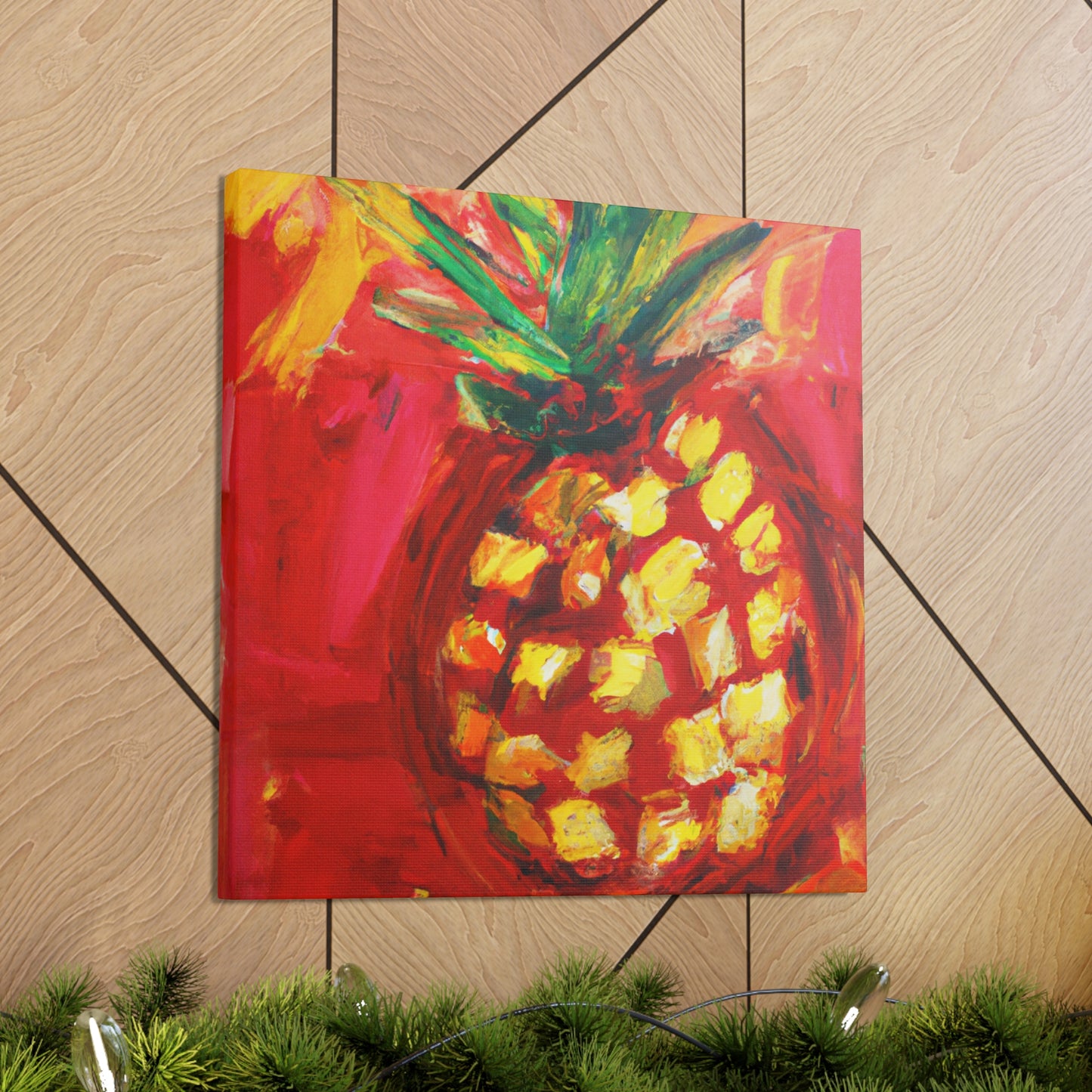 Pineapple Paradise Painting - Canvas