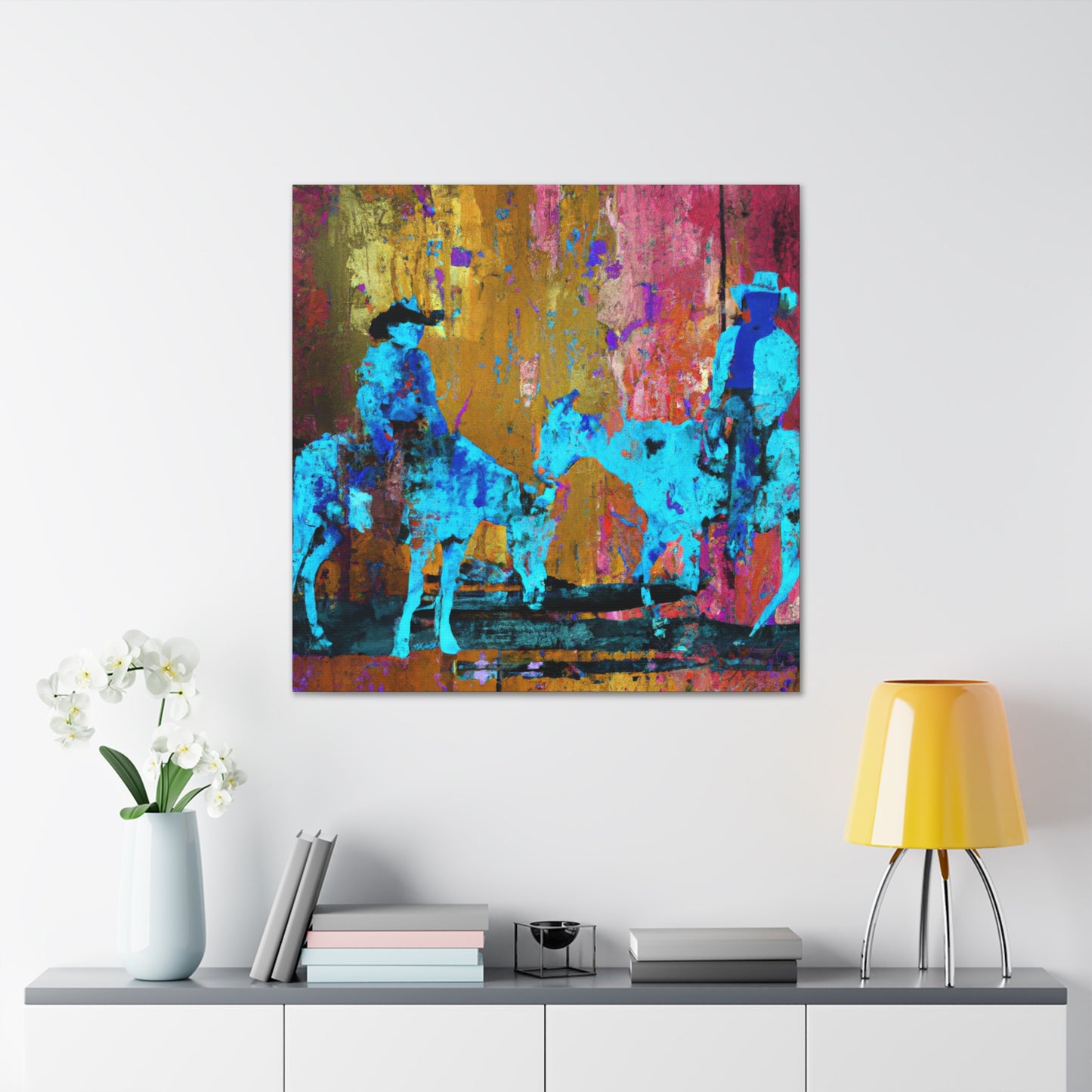 Stagecoach in Motion - Canvas