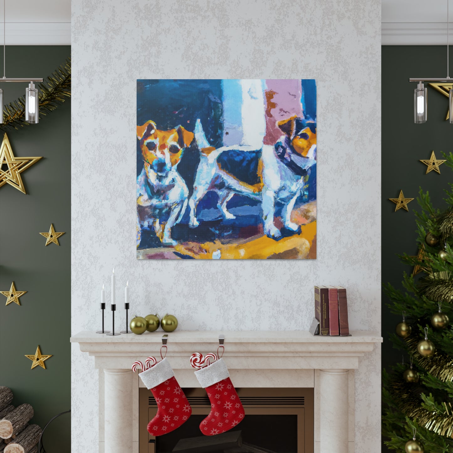 Jack Russell Masterpiece - Canvas