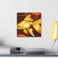 "Golden Glimmer of Goldfish" - Canvas