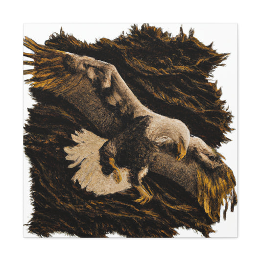 "Bald Eagle in Baroque" - Canvas