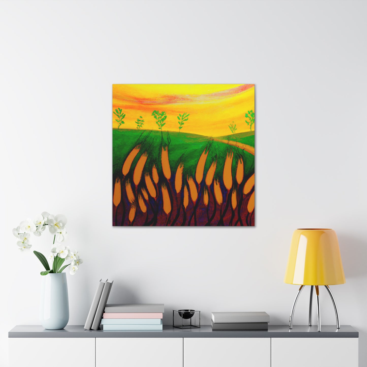 "Wheat Field Majesty" - Canvas