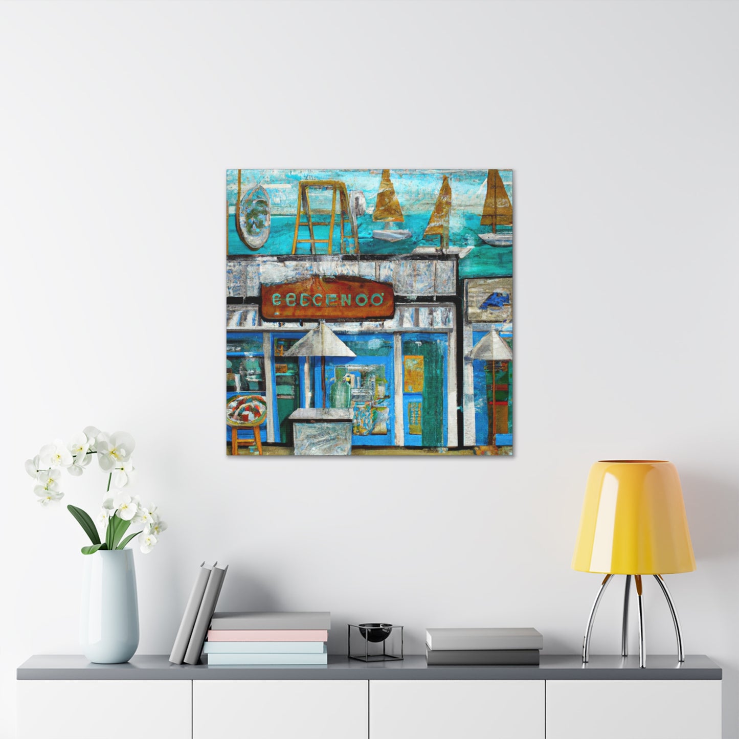 Surfside Shops Splendor - Canvas