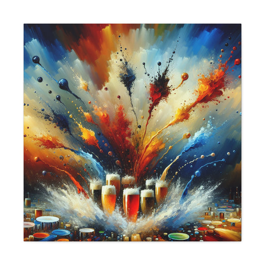 Alehouse Revelry Renaissance Romance - Canvas