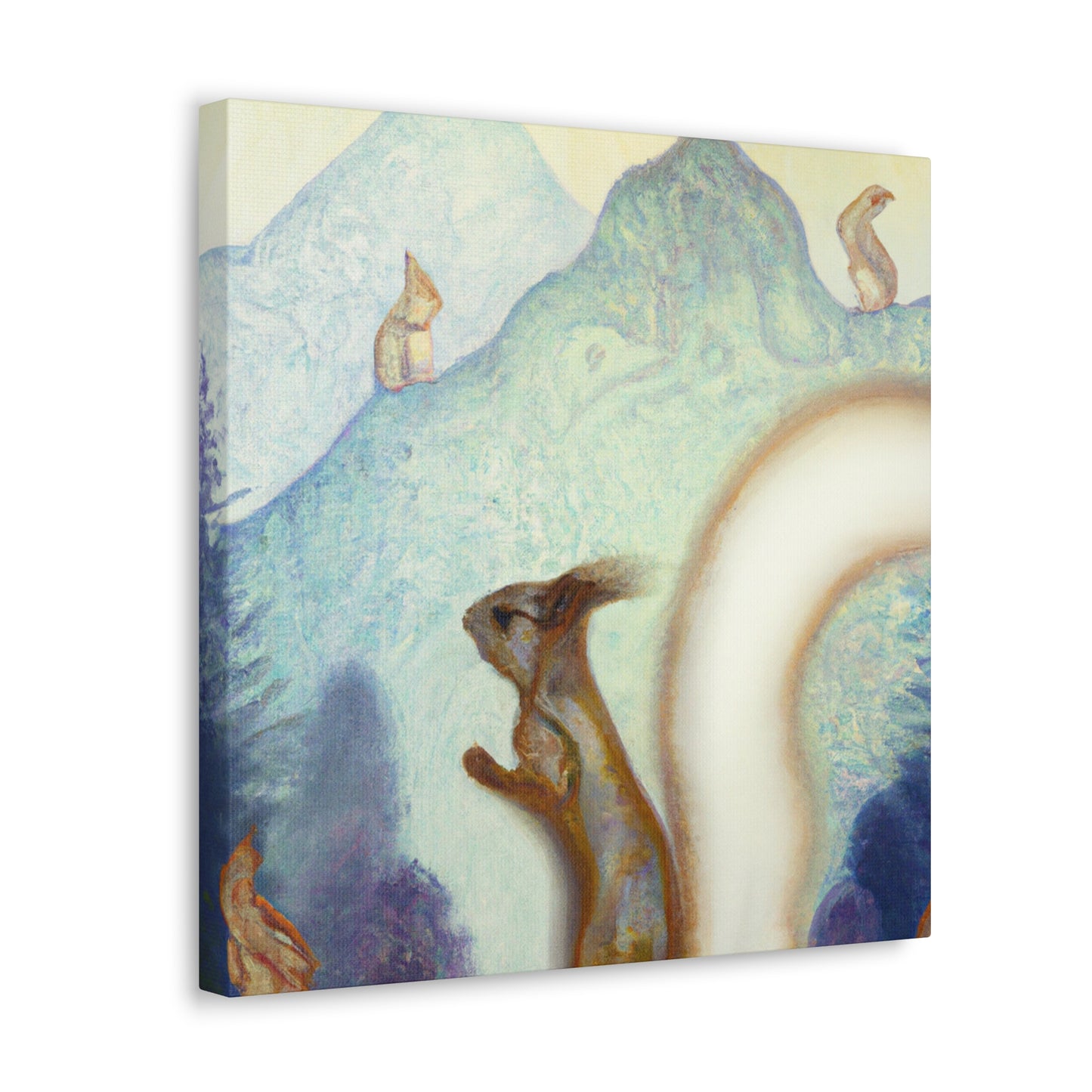 Squirrel's Garden Fantasy - Canvas