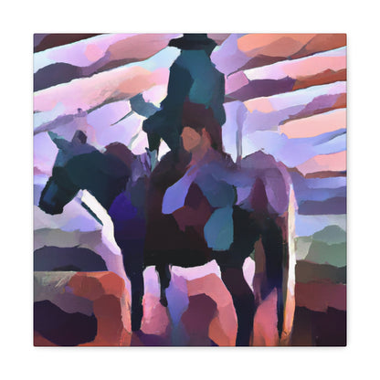 Cowboy on the Range - Canvas