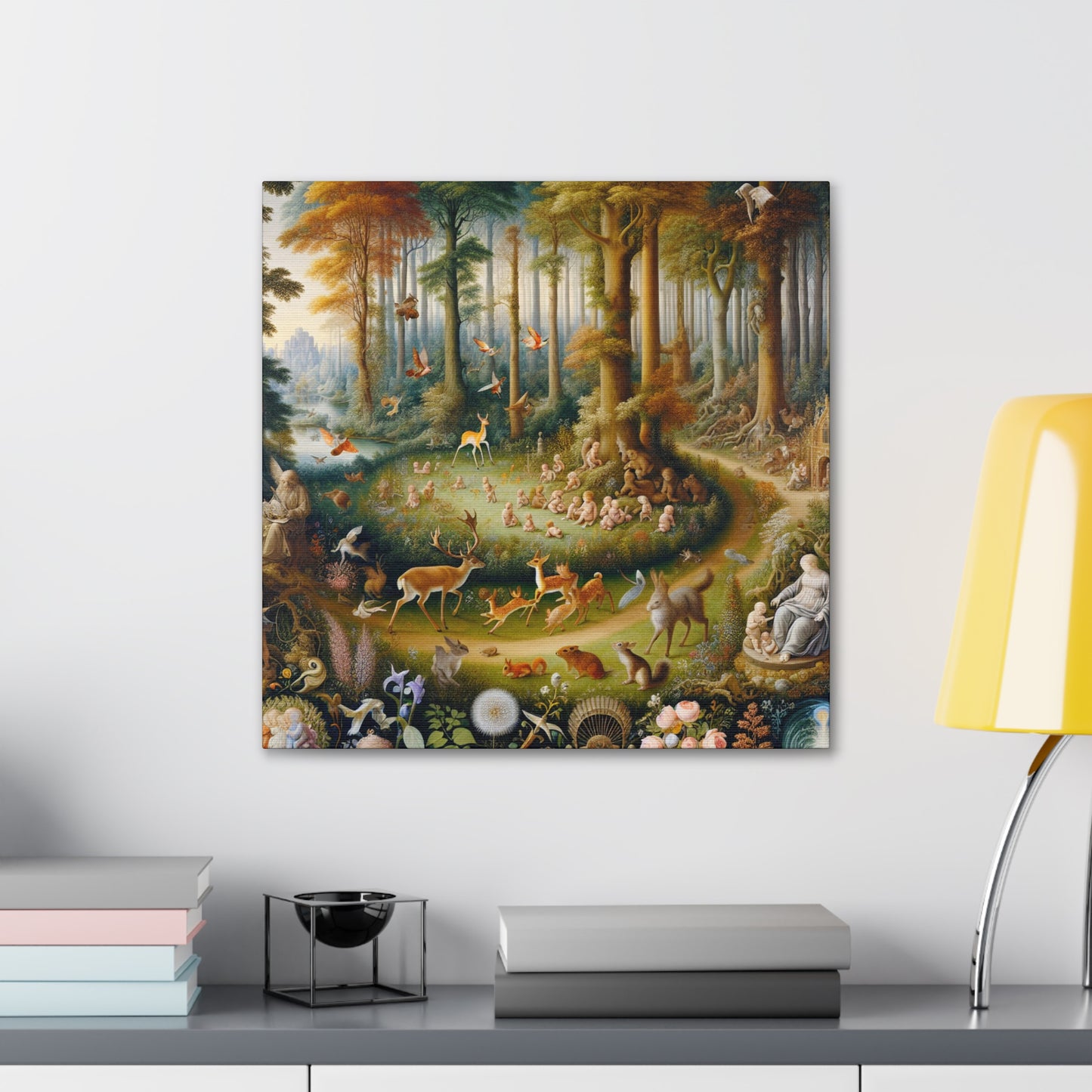 Enchanted Woodland Symphony - Canvas