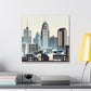 "Serene City: Raleigh Elegance" - Canvas