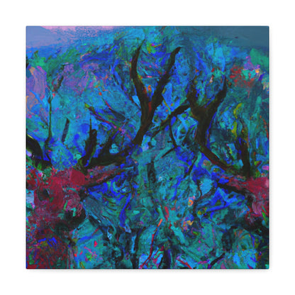 Deer in Impressionism - Canvas