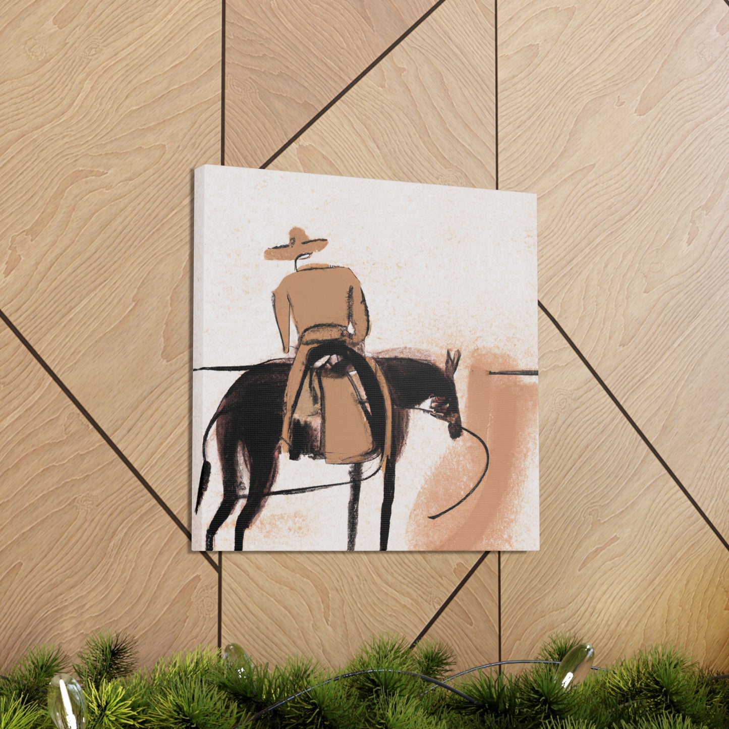 "Saddle in the Streets" - Canvas