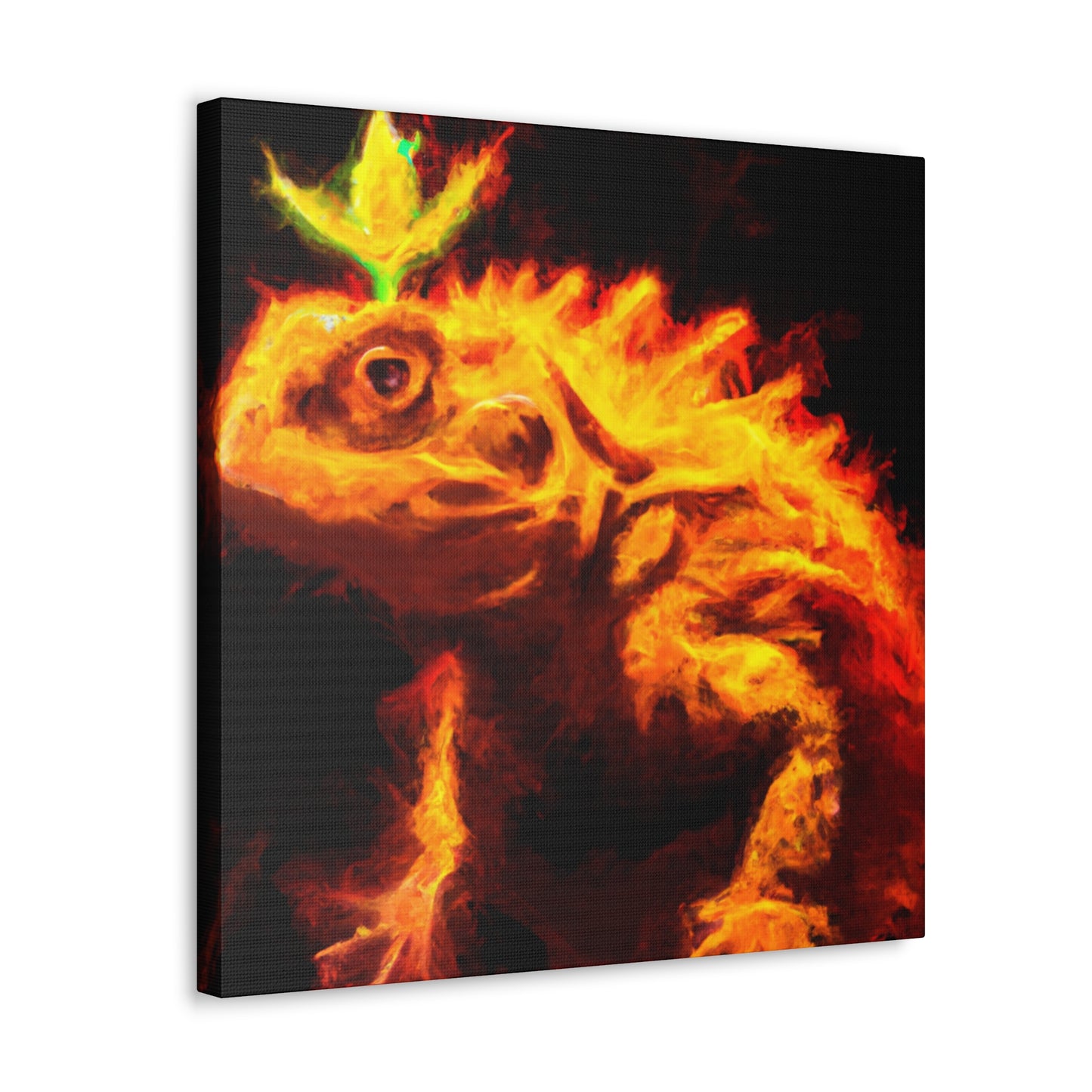 "Horned Lizard Reflection" - Canvas