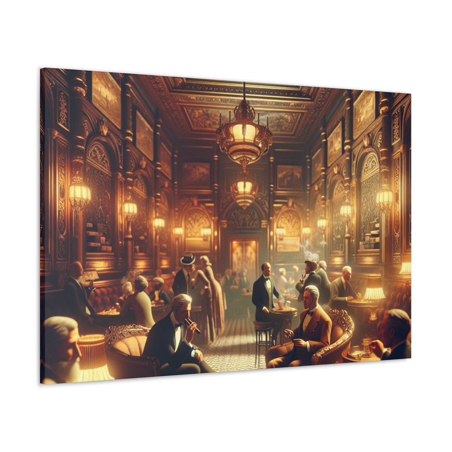 Opulent Evening Revelry - Canvas