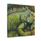 Iguana in Impressionism - Canvas