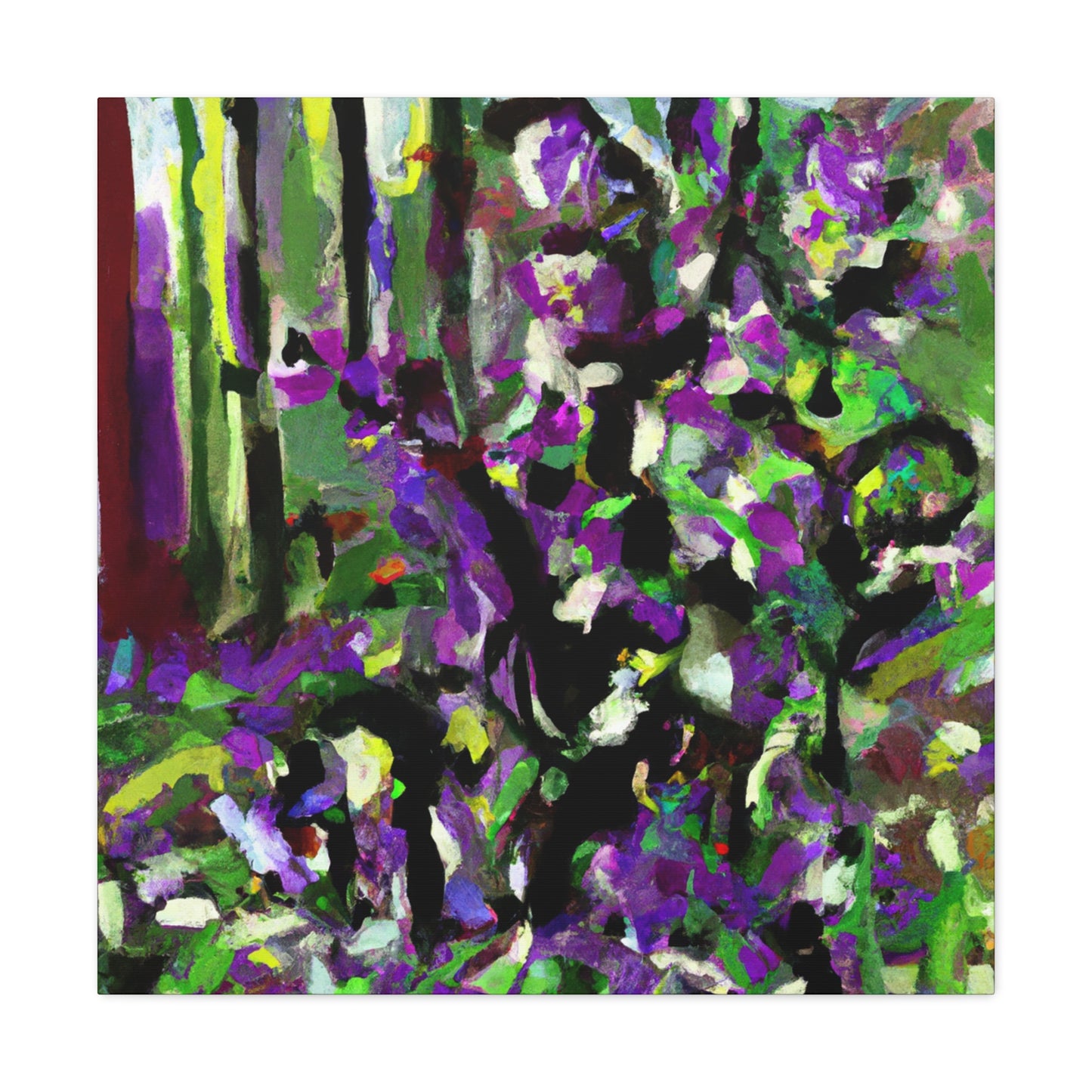 Lilac in Expressionism - Canvas