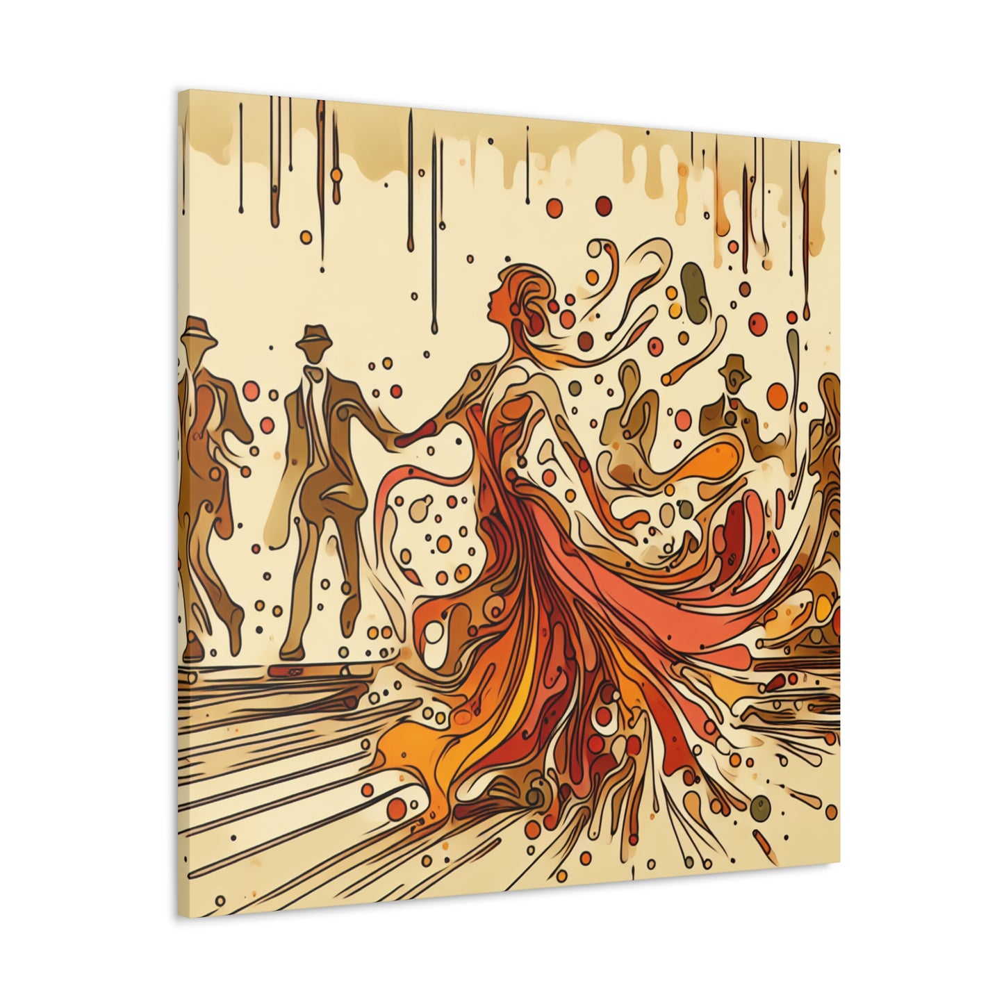 Graceful Melodies in Movement - Canvas