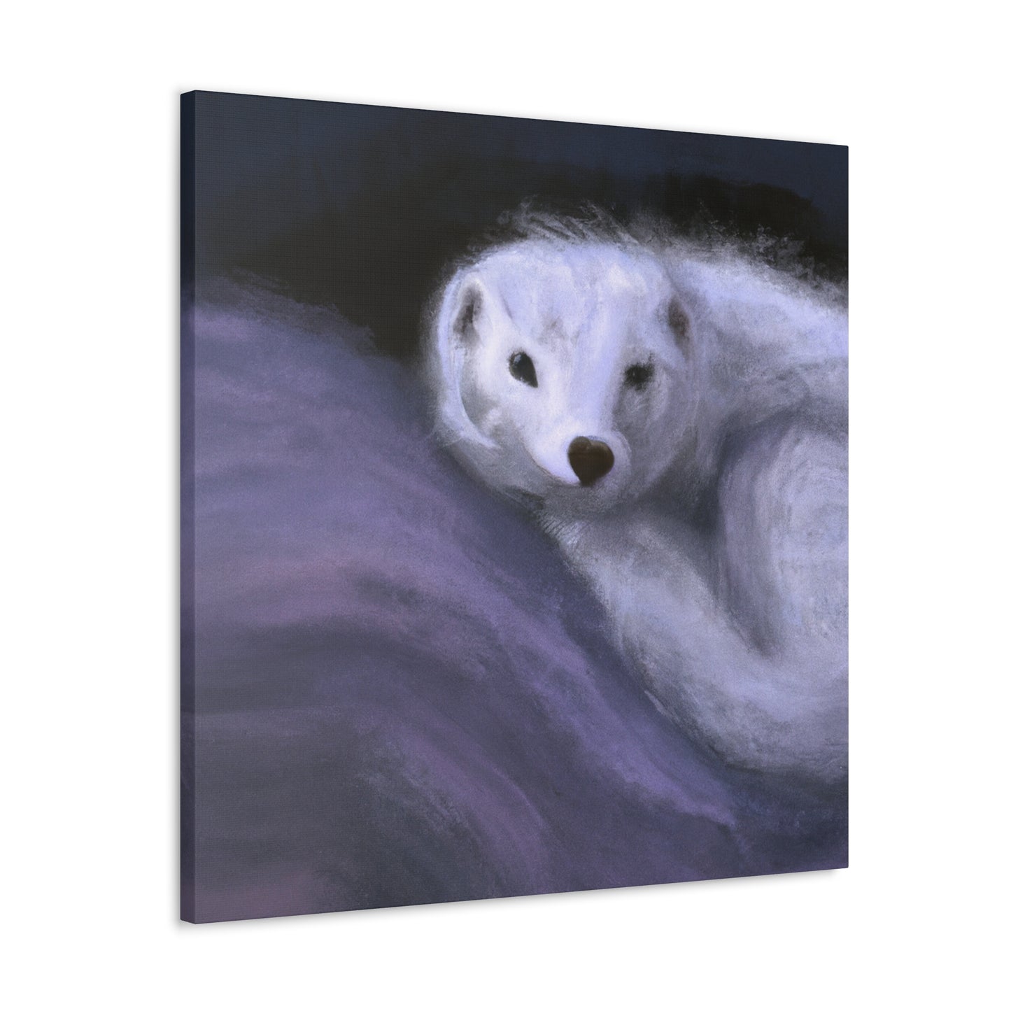 Ermine in Moonlight - Canvas