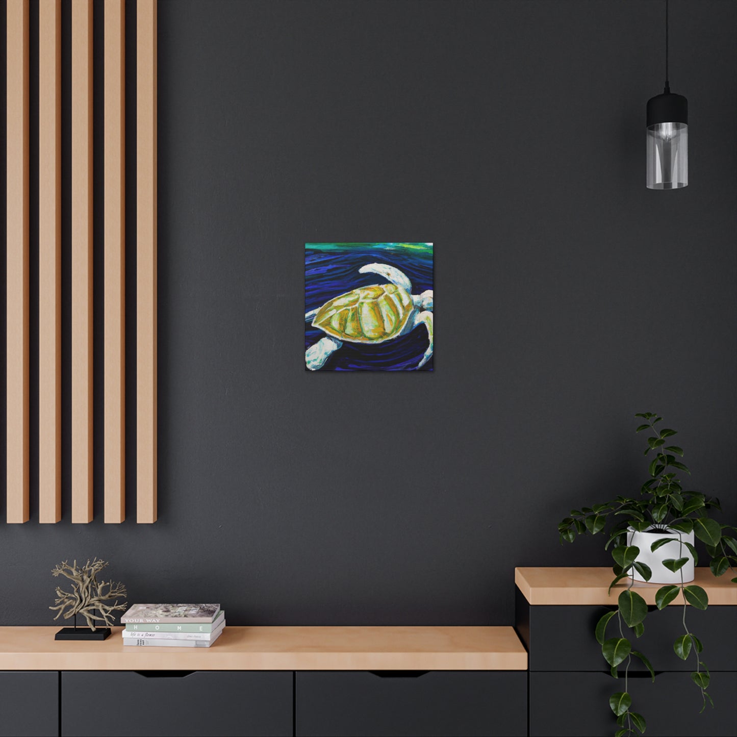 "Sea Turtle Dreamscape" - Canvas