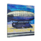 "Lofty Art Deco Blimp" - Canvas