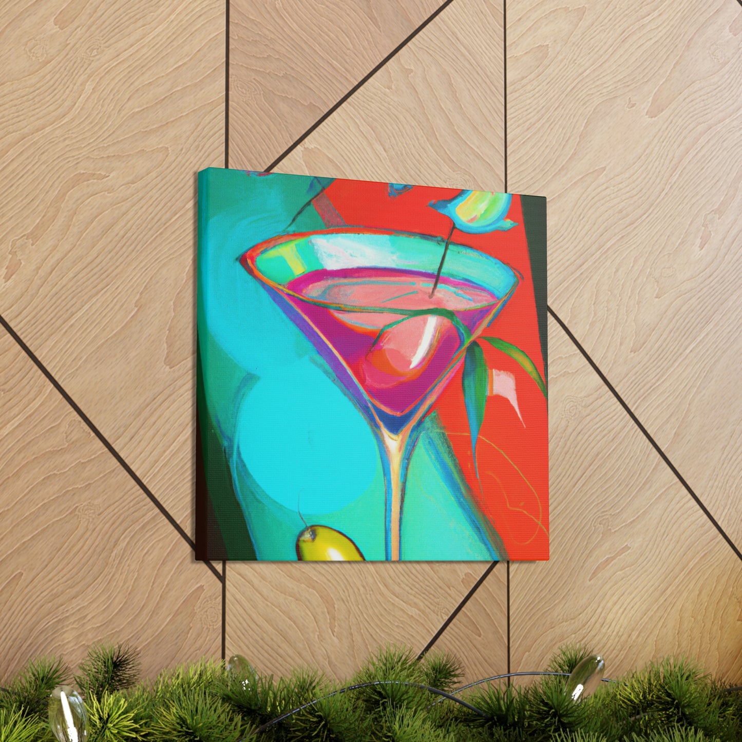 "Toasting the Martini Life" - Canvas