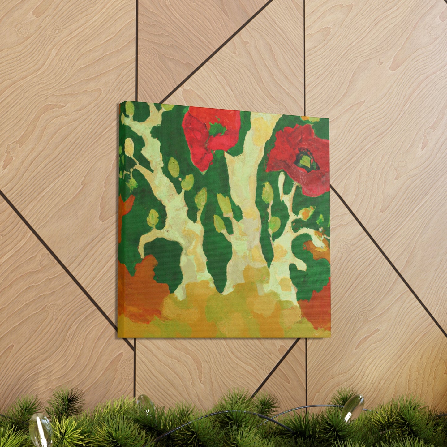 Poppies in Moonlight - Canvas