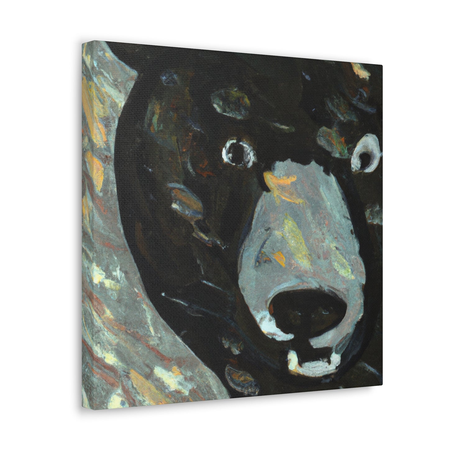 "Asiatic Black Bear Majesty" - Canvas