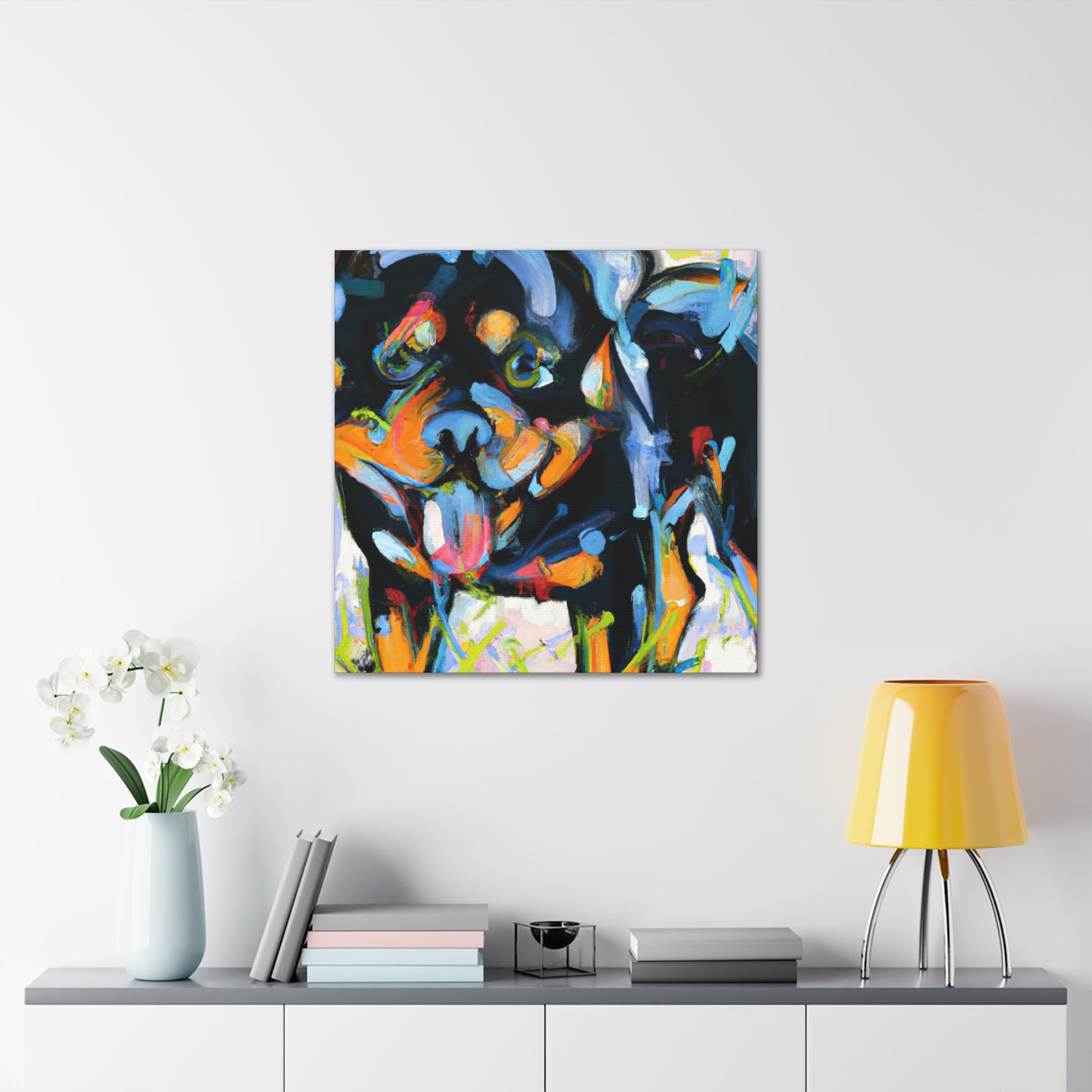 Rottweiler Reverie - Canvas