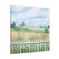 "Barnyard Fence Baroque" - Canvas