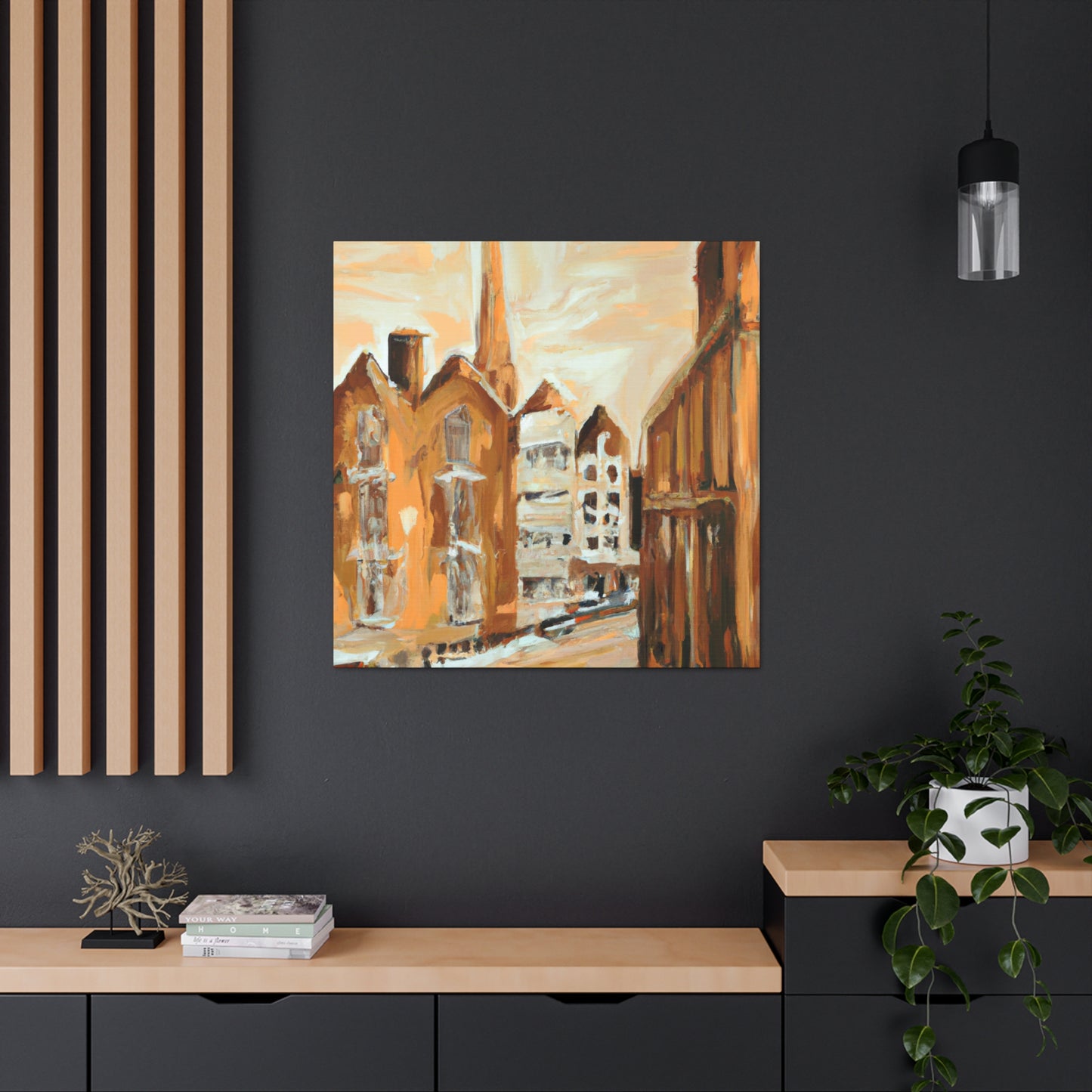 "Tudor in Post-Impressionism" - Canvas