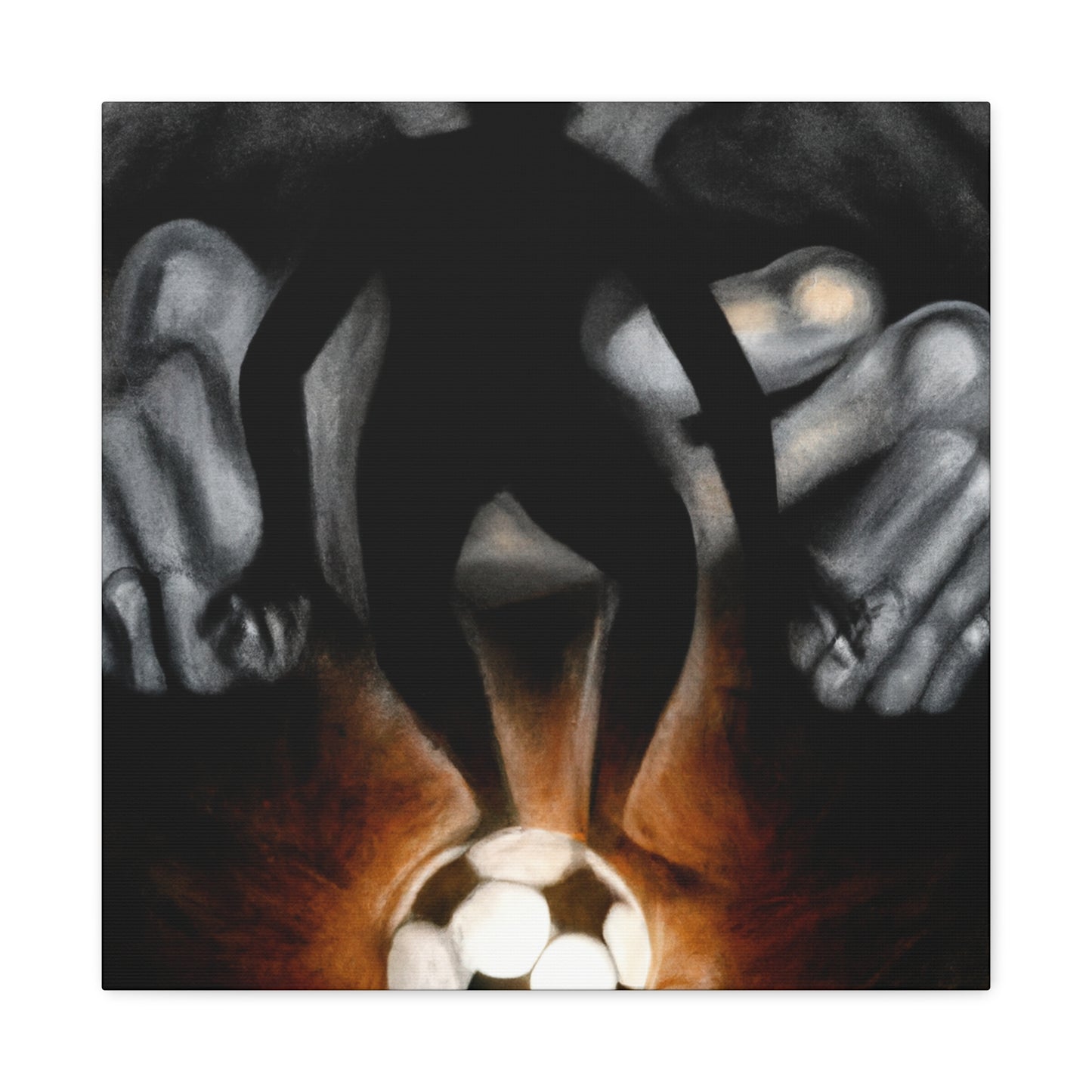 Football in Mirrors - Canvas