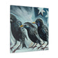 "Starlings in Expressionism" - Canvas