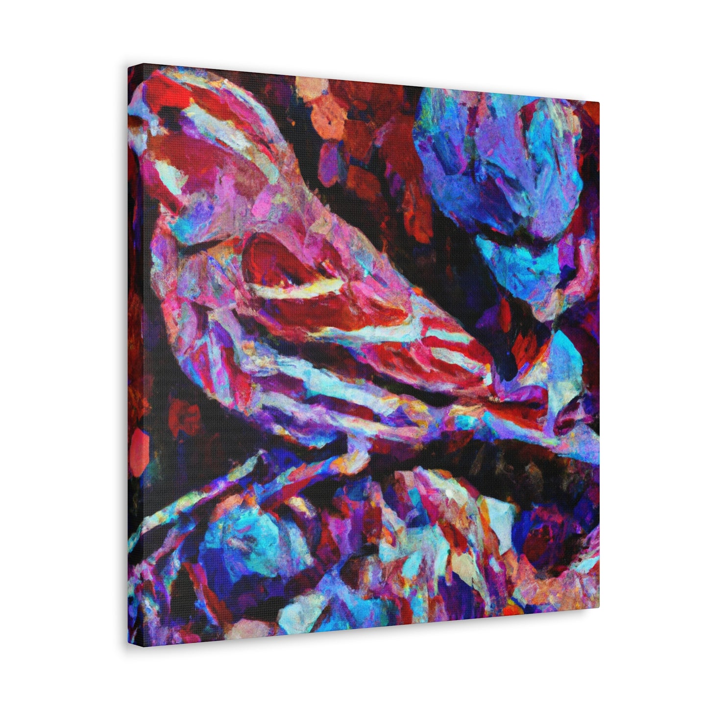 "House Finch Impressionism" - Canvas