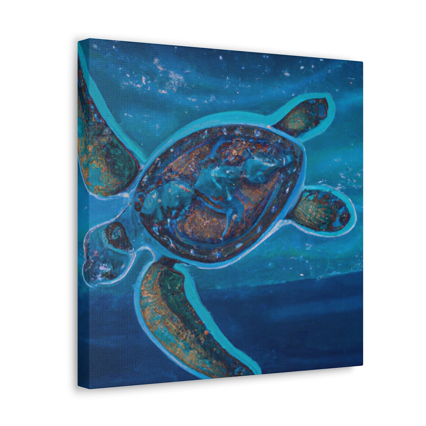 "Sea Turtle Awakening" - Canvas