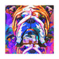 "English Bulldog Portrait" - Canvas