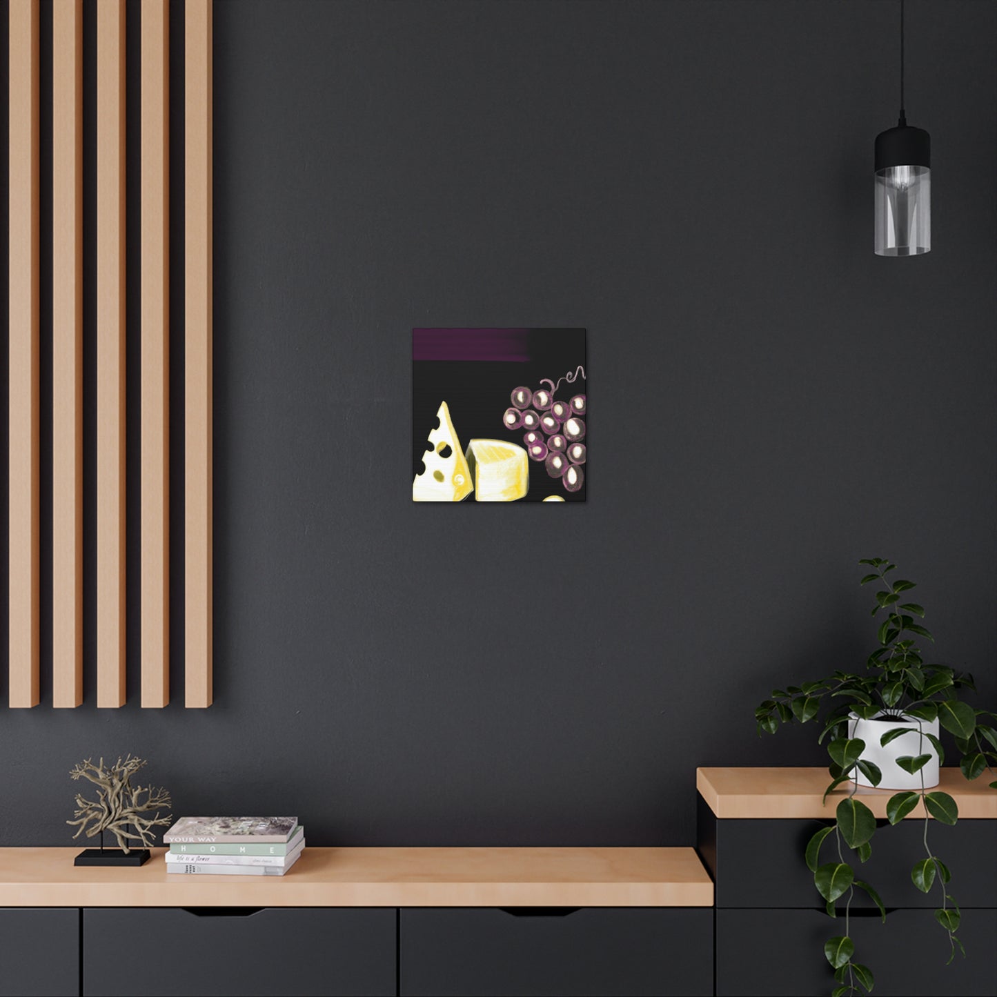 Cheese and Grapes Abide - Canvas