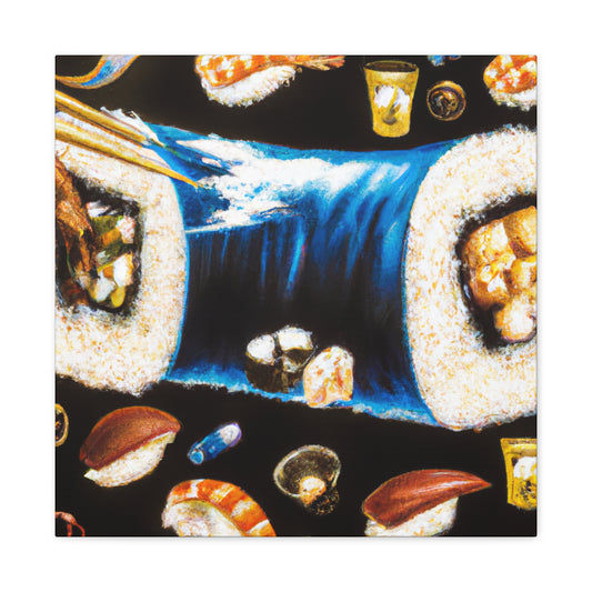 "Sushi in Surrealism" - Canvas