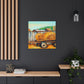 "Hay Wagon Harvest Home" - Canvas