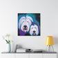 "Surreal Old English Sheepdog". - Canvas