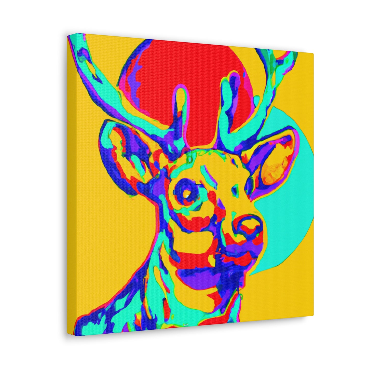 Reindeer Pop Art Pop - Canvas