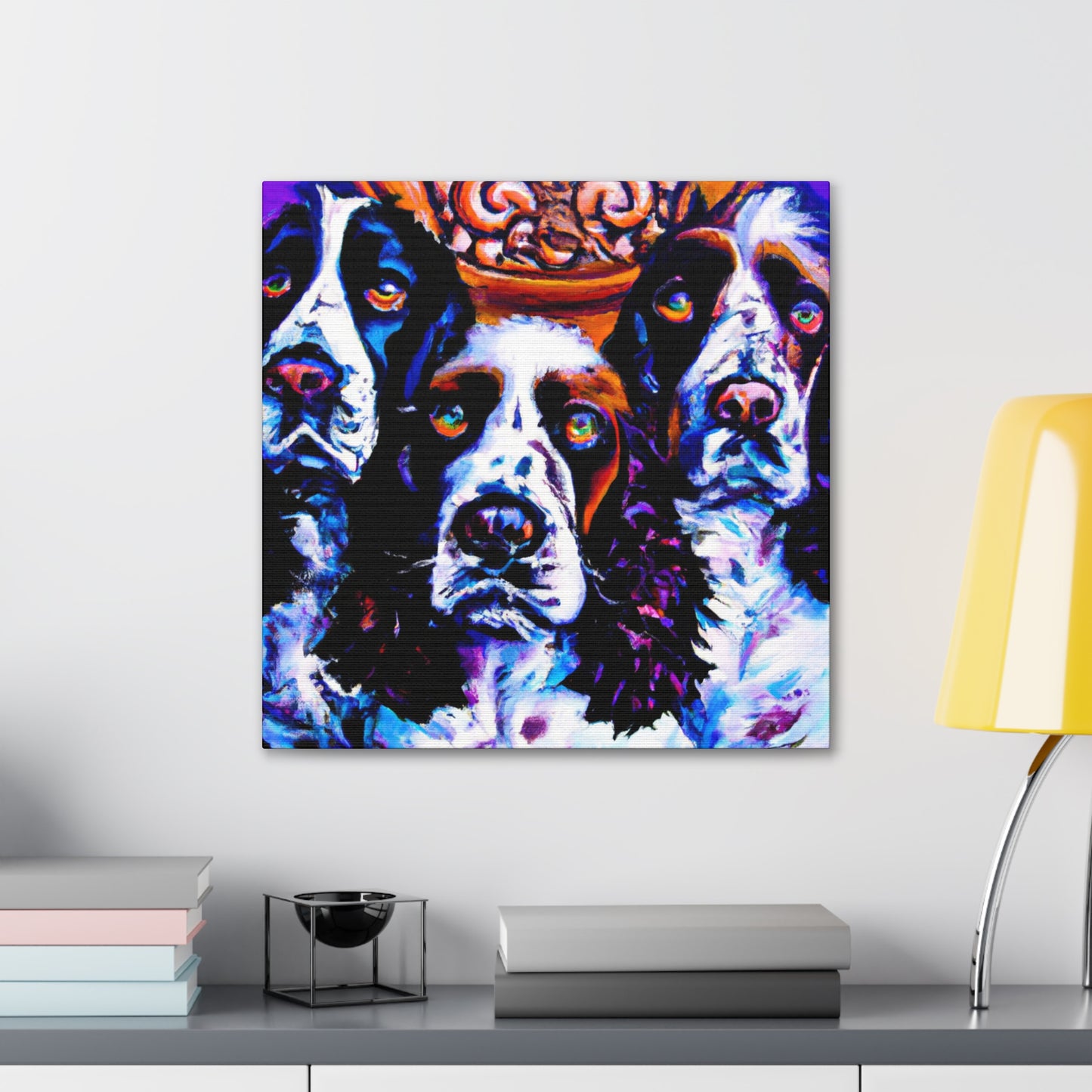 "A Surreal Springer Spaniel" - Canvas