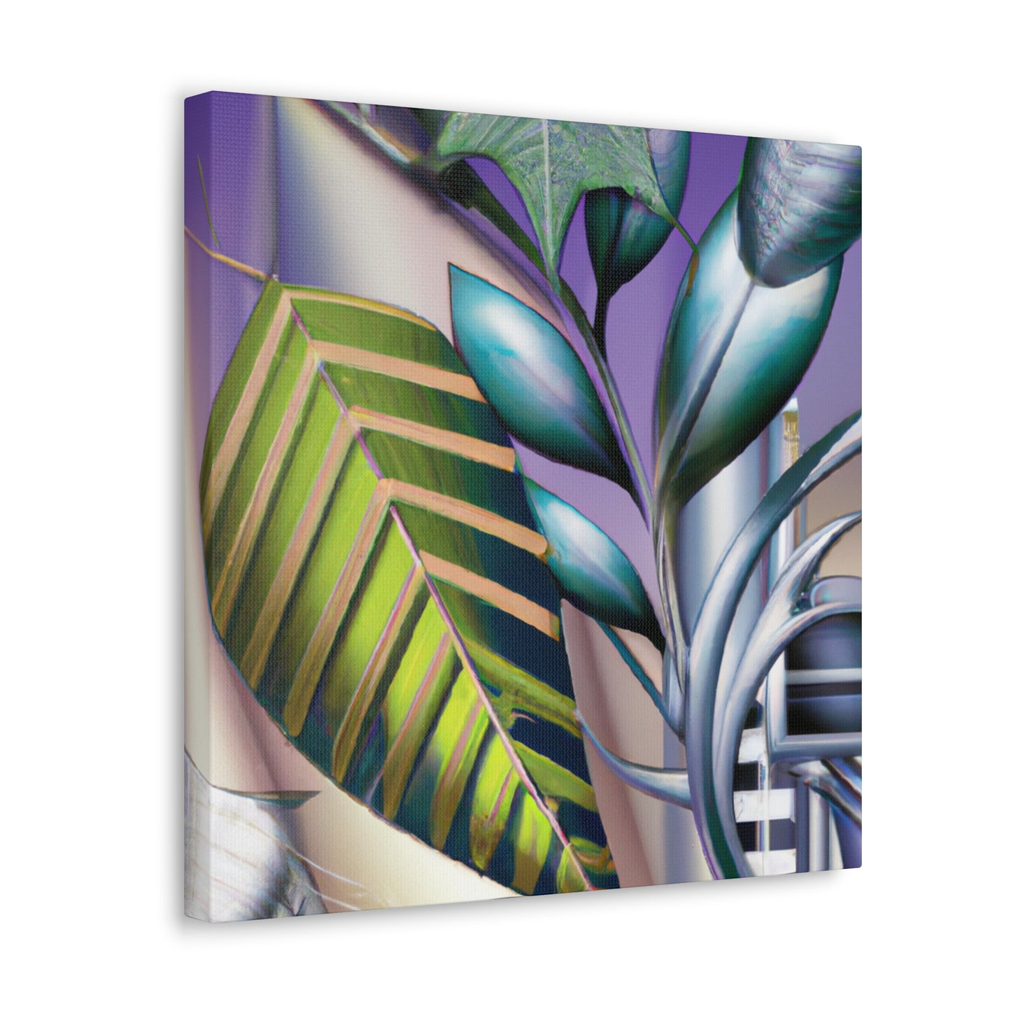 Leaf in Art Deco - Canvas