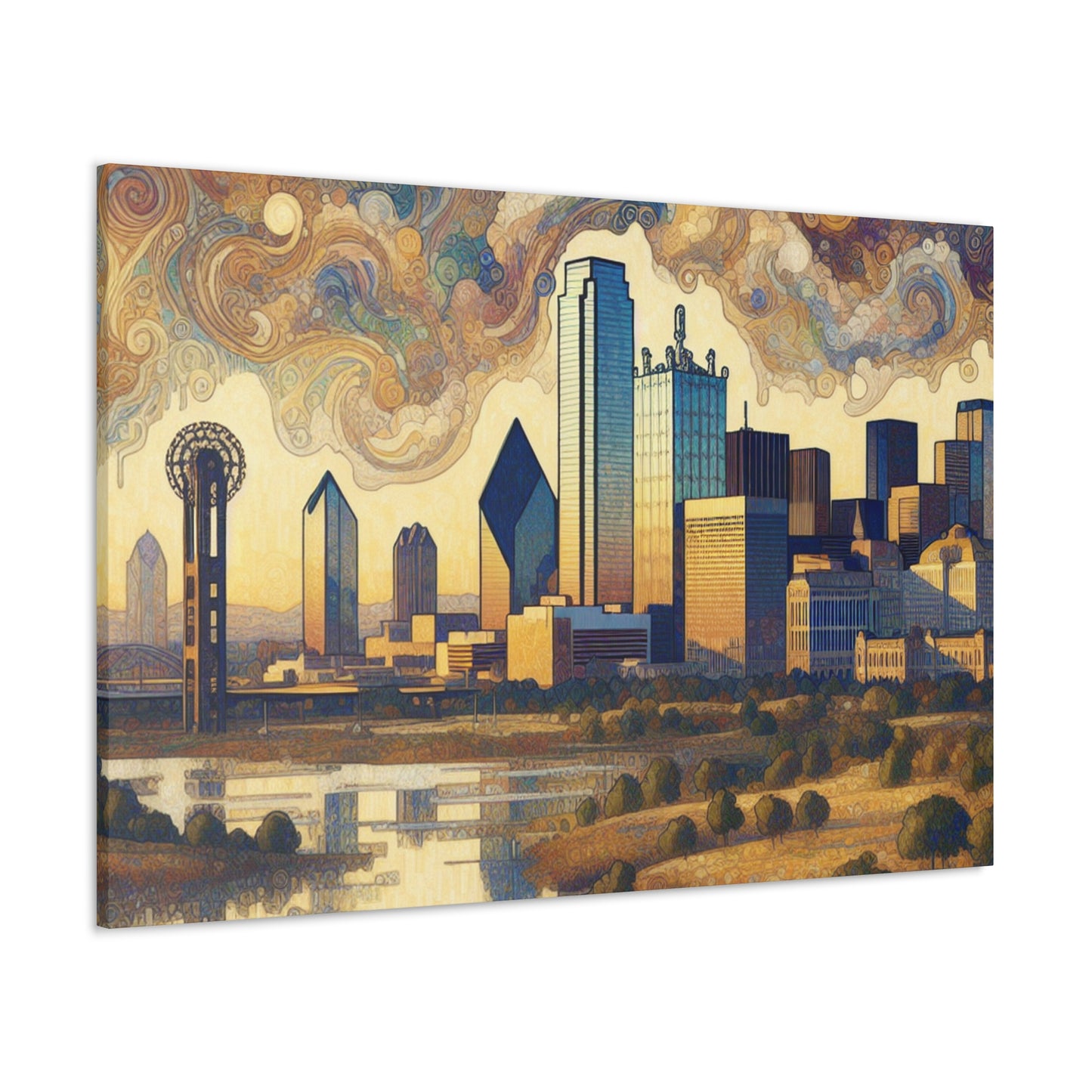 "Enchanting Dallas Serenade" - Canvas