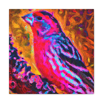 Finch in Morning Light - Canvas